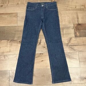 Vintage Y2K Banana Republic Women’s Jeans Size 6 Dark Blue Denim Back Pocketless